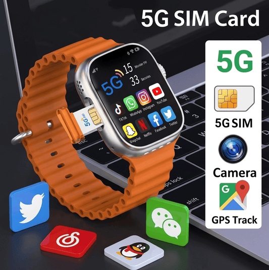 5G Sim Watch Ultra With Aipods pro